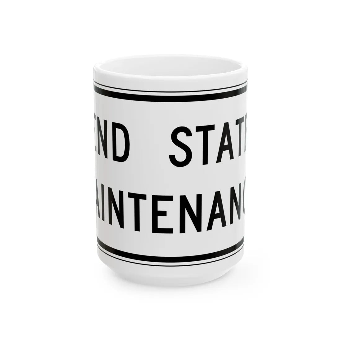 Virginia I-V3b (Virginia) (Road Sign) White Coffee Mug 15oz - Go Mug Yourself