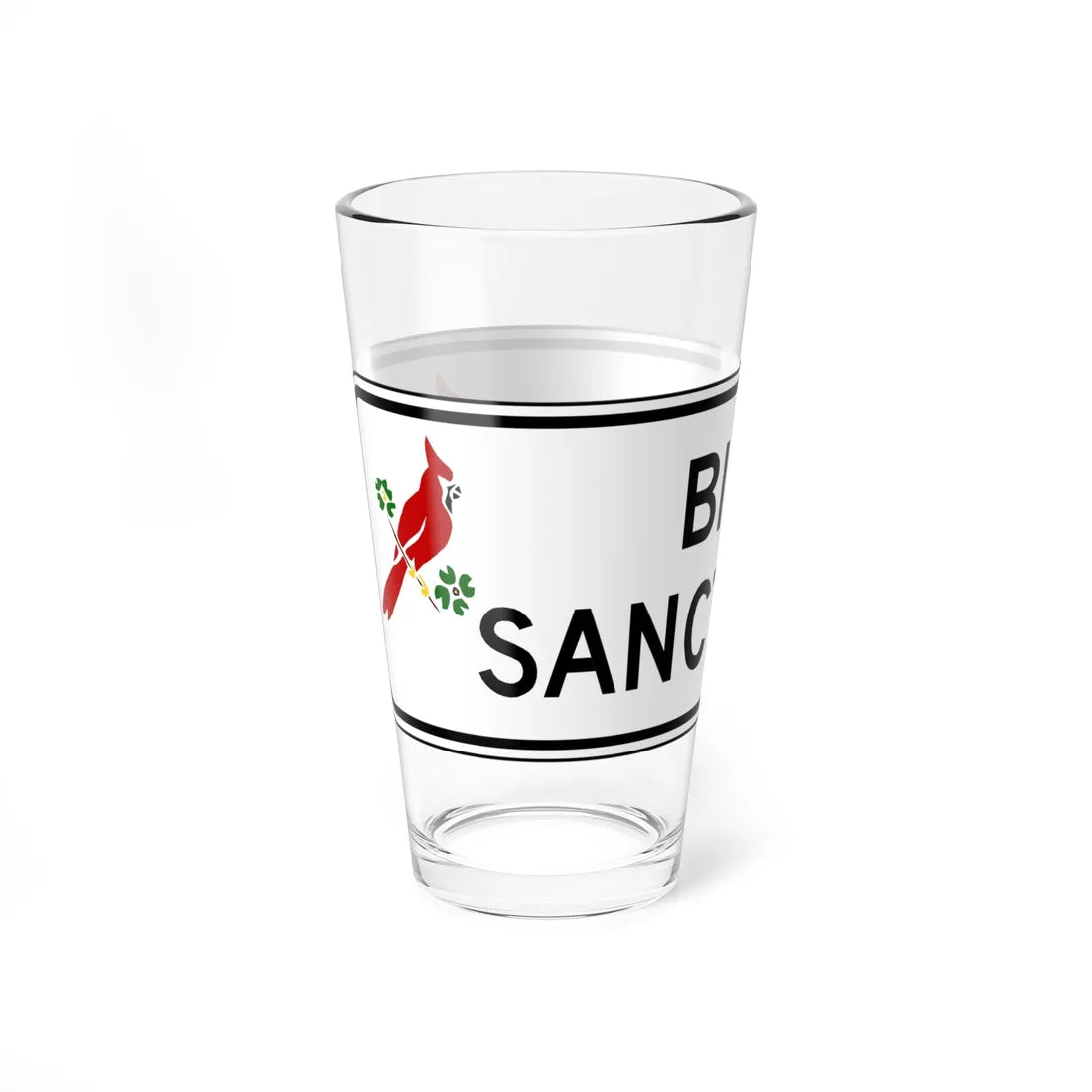 Virginia I-V4 (Virginia) (Road Sign) Pint Glss 16oz - Go Mug Yourself
