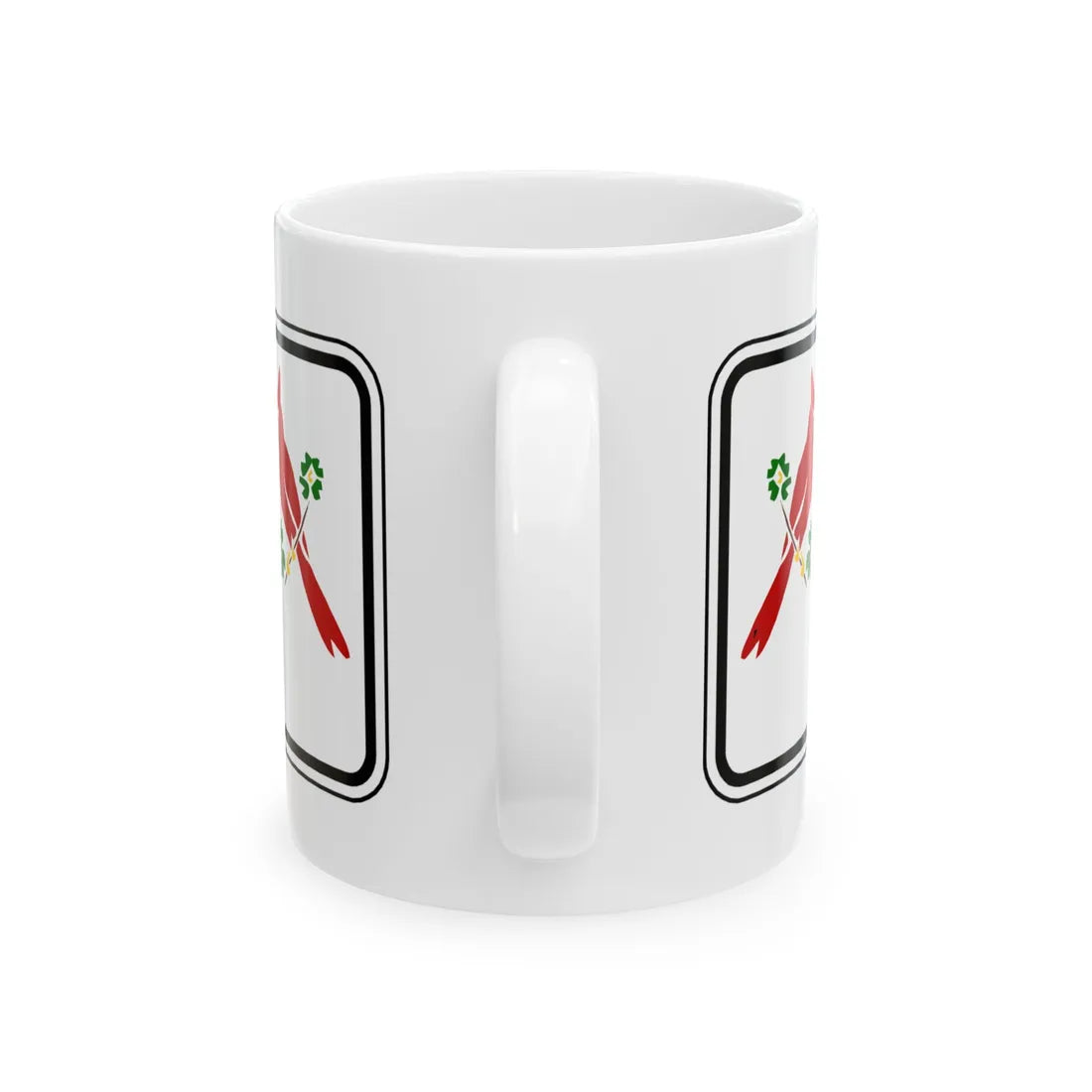 Virginia I-V4 (Virginia) (Road Sign) White Coffee Mug - Go Mug Yourself