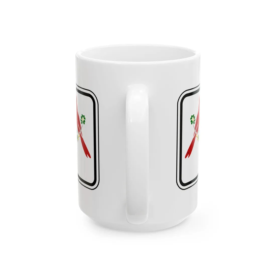 Virginia I-V4 (Virginia) (Road Sign) White Coffee Mug - Go Mug Yourself
