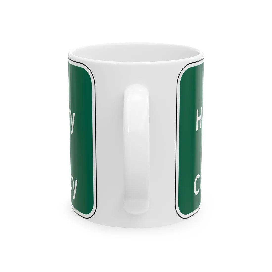 Virginia I-V5a (Virginia) (Road Sign) White Coffee Mug - Go Mug Yourself