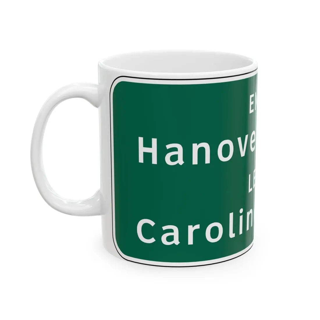 Virginia I-V5a (Virginia) (Road Sign) White Coffee Mug - Go Mug Yourself