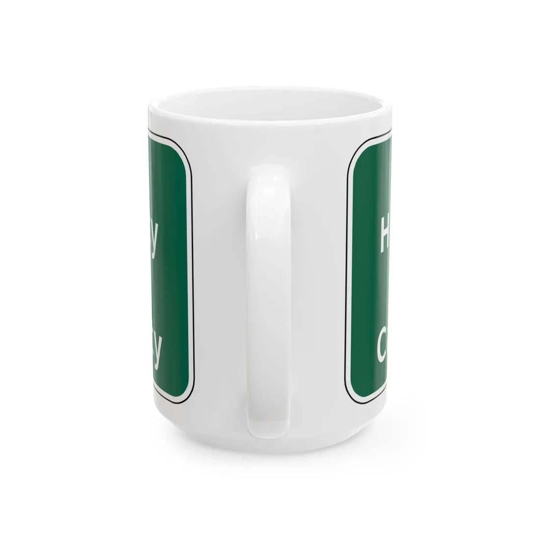 Virginia I-V5a (Virginia) (Road Sign) White Coffee Mug - Go Mug Yourself