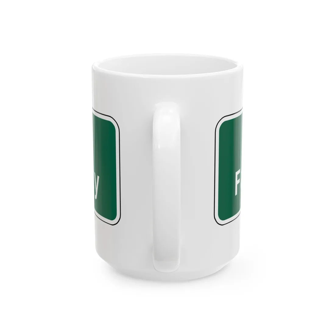 Virginia I-V5b (Virginia) (Road Sign) White Coffee Mug - Go Mug Yourself