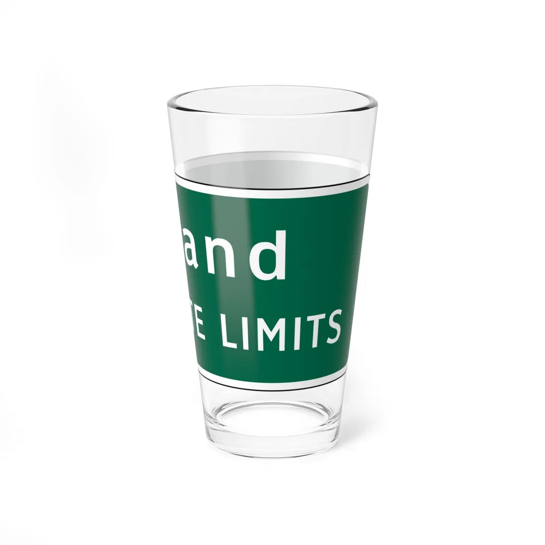 Virginia I-V7 (Virginia) (Road Sign) Pint Glss 16oz - Go Mug Yourself
