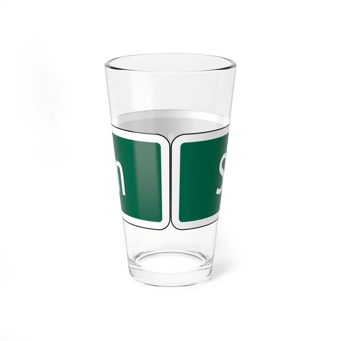Virginia I-V8a (Virginia) (Road Sign) Pint Glss 16oz - Go Mug Yourself