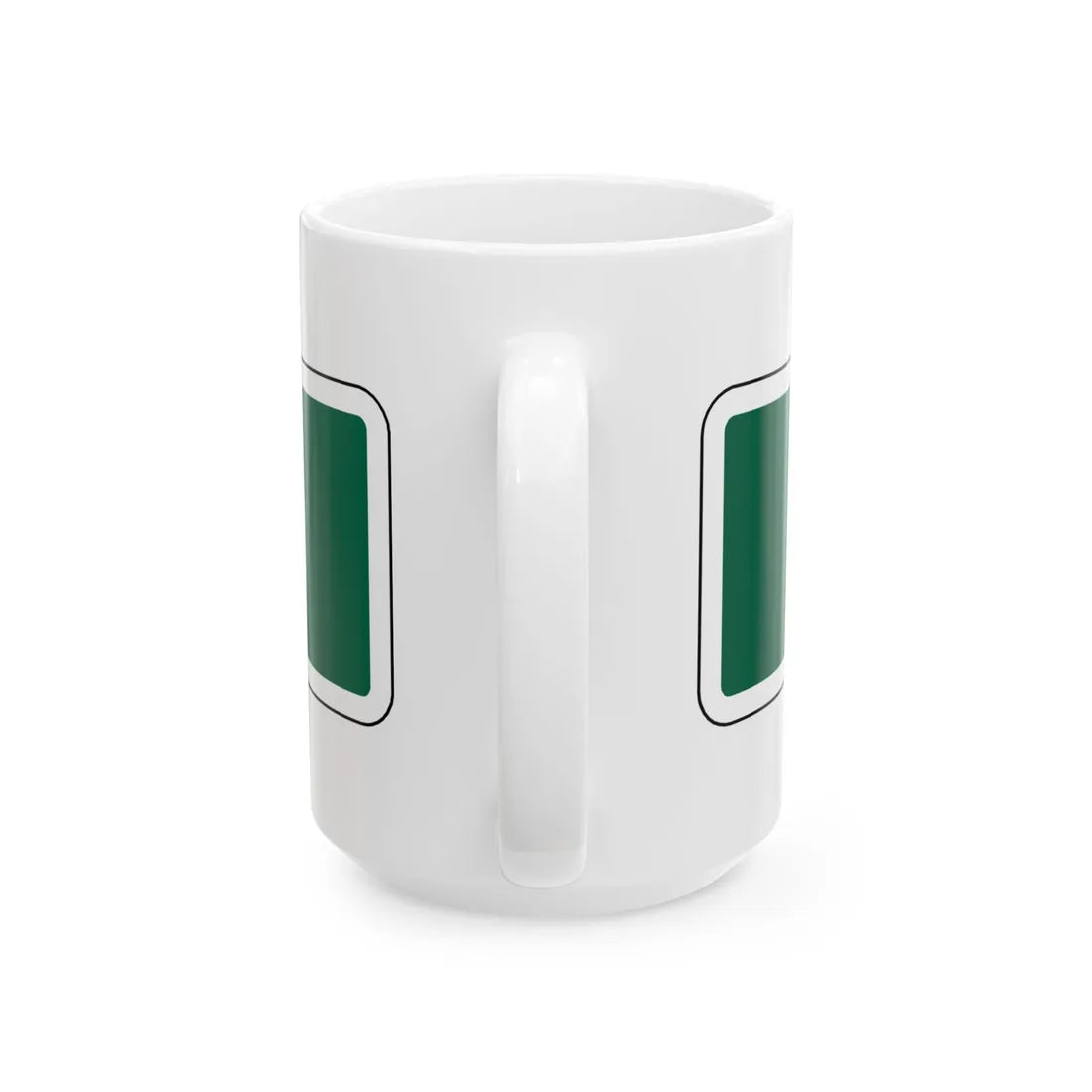 Virginia I-V8a (Virginia) (Road Sign) White Coffee Mug - Go Mug Yourself
