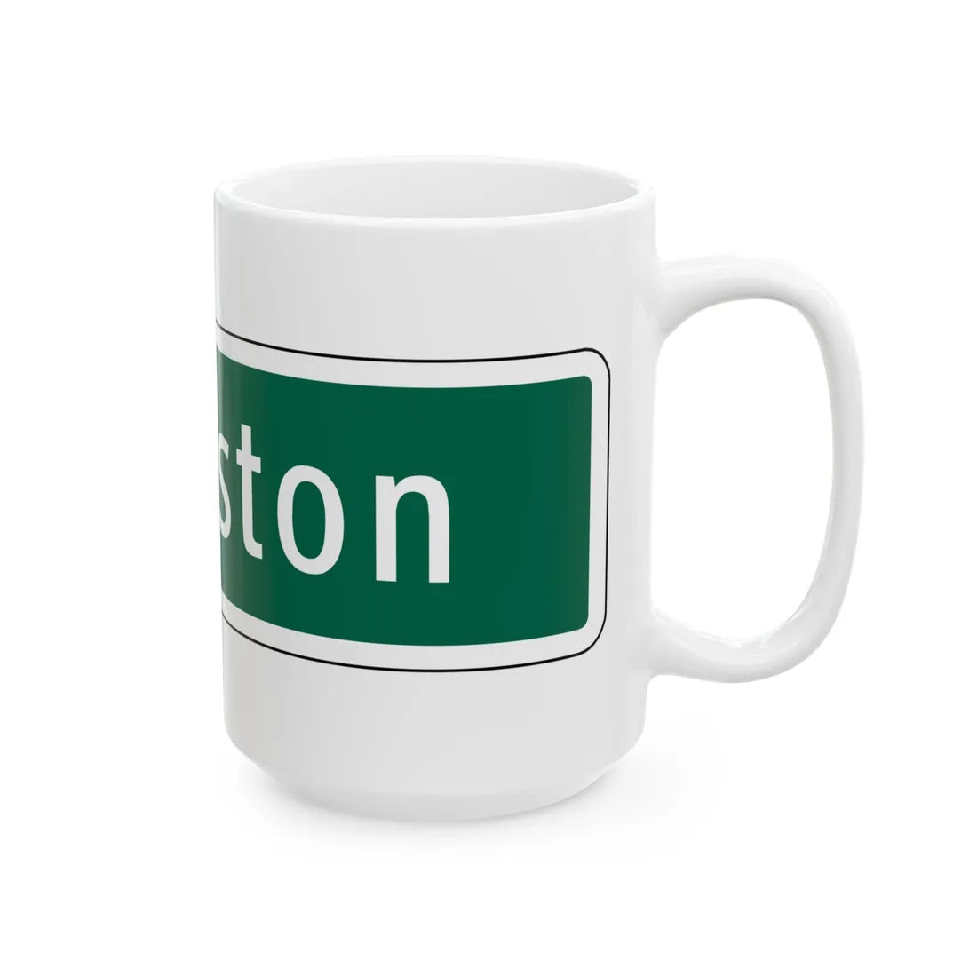 Virginia I-V8a (Virginia) (Road Sign) White Coffee Mug - Go Mug Yourself