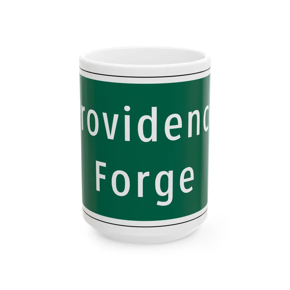 Virginia I-V8b (Virginia) (Road Sign) White Coffee Mug 15oz - Go Mug Yourself