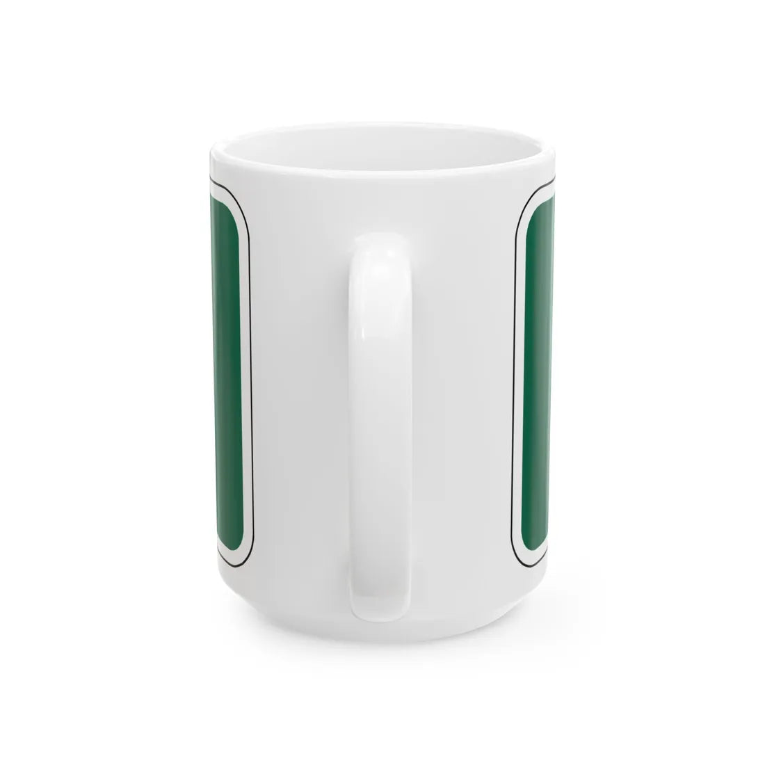 Virginia I-V8b (Virginia) (Road Sign) White Coffee Mug - Go Mug Yourself