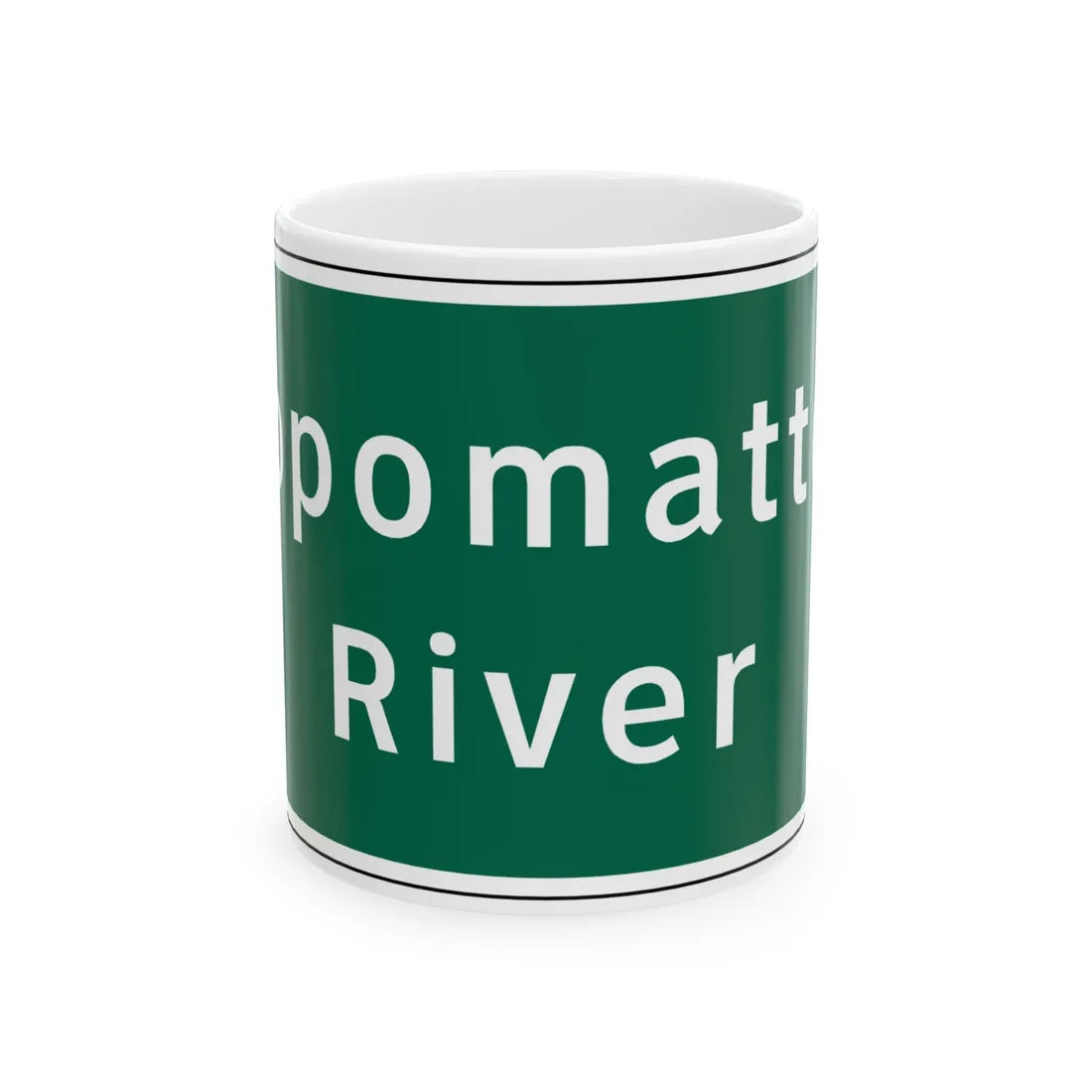 Virginia I-V9 (Virginia) (Road Sign) White Coffee Mug 11oz - Go Mug Yourself