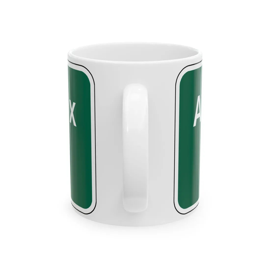Virginia I-V9 (Virginia) (Road Sign) White Coffee Mug - Go Mug Yourself