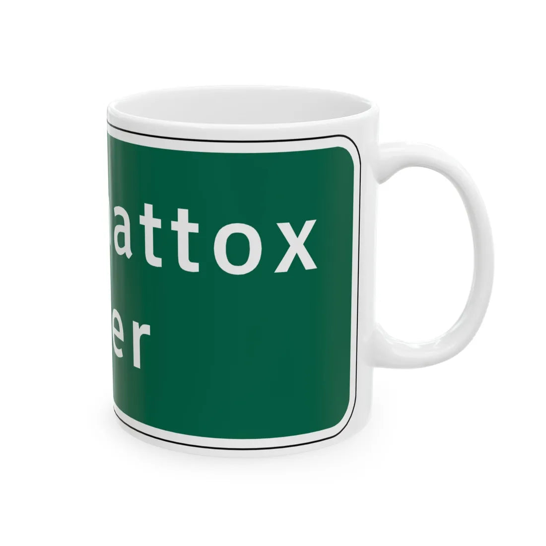 Virginia I-V9 (Virginia) (Road Sign) White Coffee Mug - Go Mug Yourself