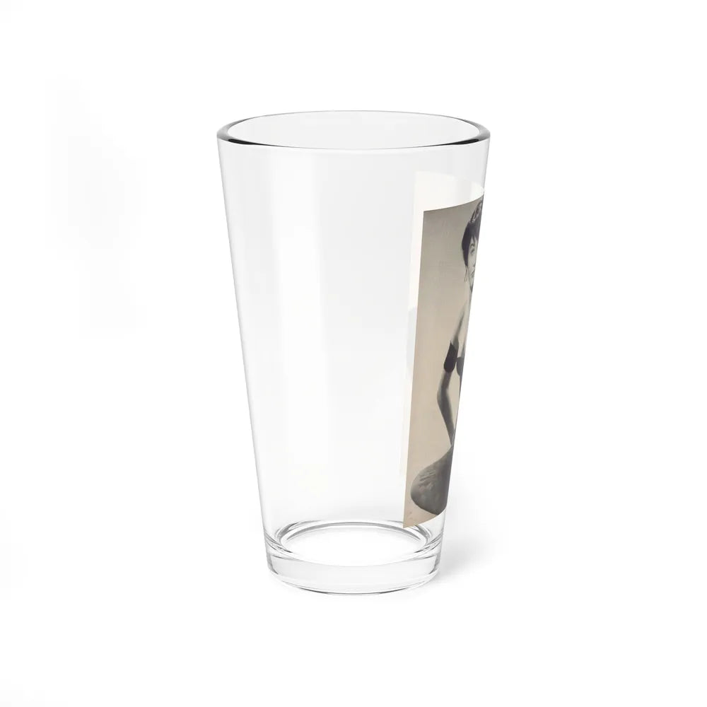Virginia Leith #14 (Vintage Female Icon) Pint Glass 16oz - Go Mug Yourself