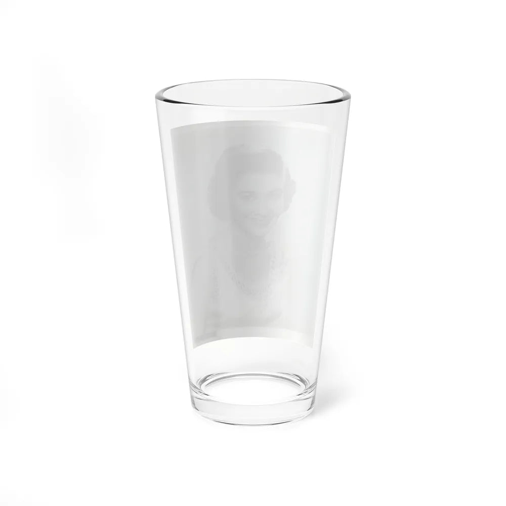 Virginia Leith #25 (Vintage Female Icon) Pint Glass 16oz - Go Mug Yourself