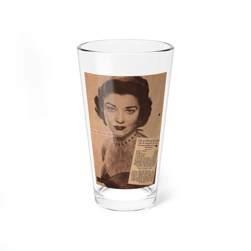Virginia Leith #28 (Vintage Female Icon) Pint Glass 16oz 16oz - Go Mug Yourself