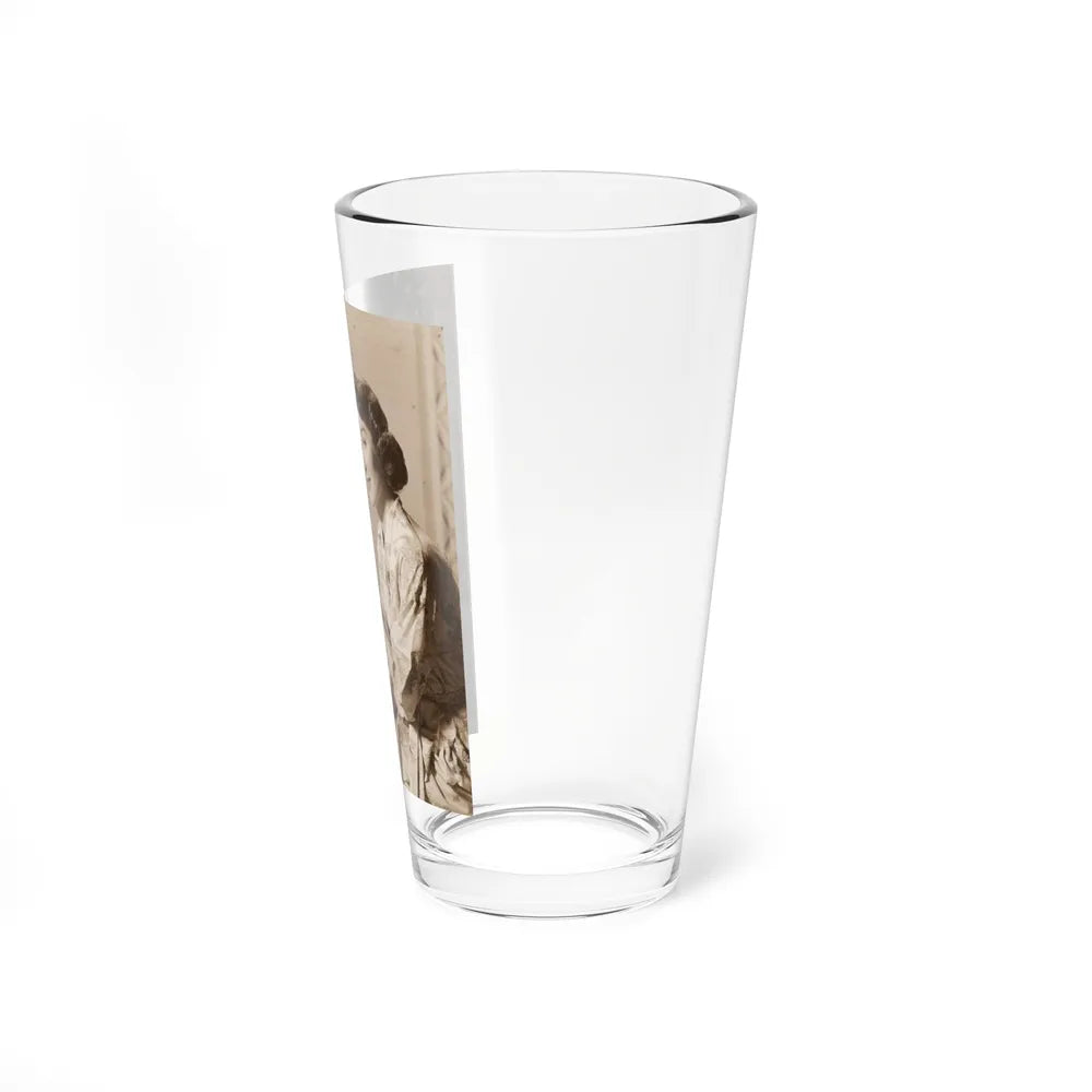 Virginia Leith #47 (Vintage Female Icon) Pint Glass 16oz - Go Mug Yourself