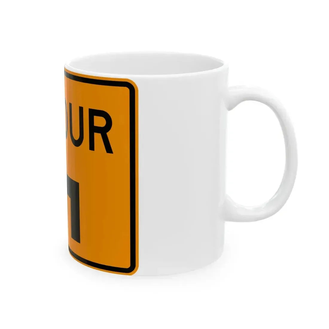 Virginia M4-V3L (Virginia) (Road Sign) White Coffee Mug - Go Mug Yourself