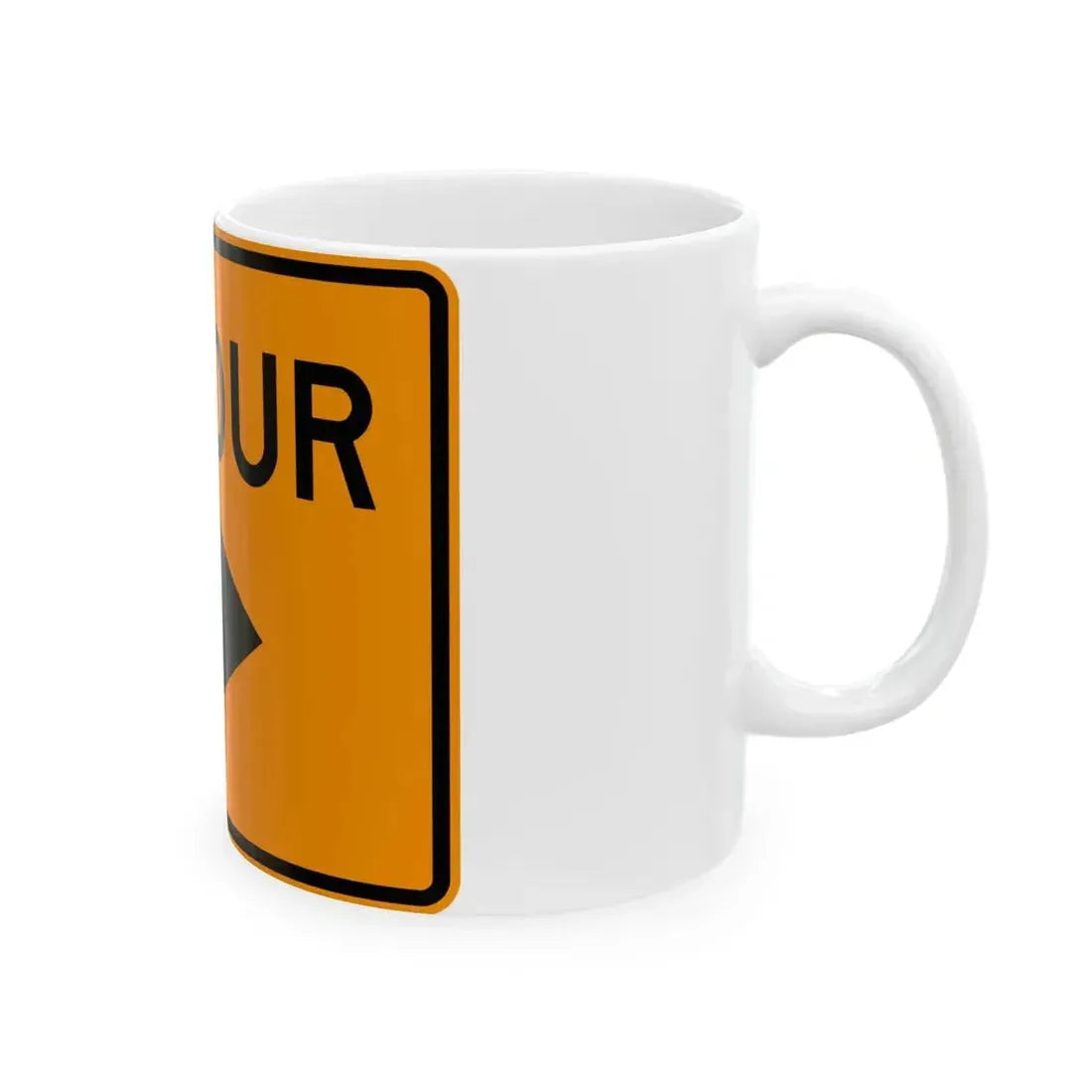 Virginia M4-V3R (Virginia) (Road Sign) White Coffee Mug - Go Mug Yourself