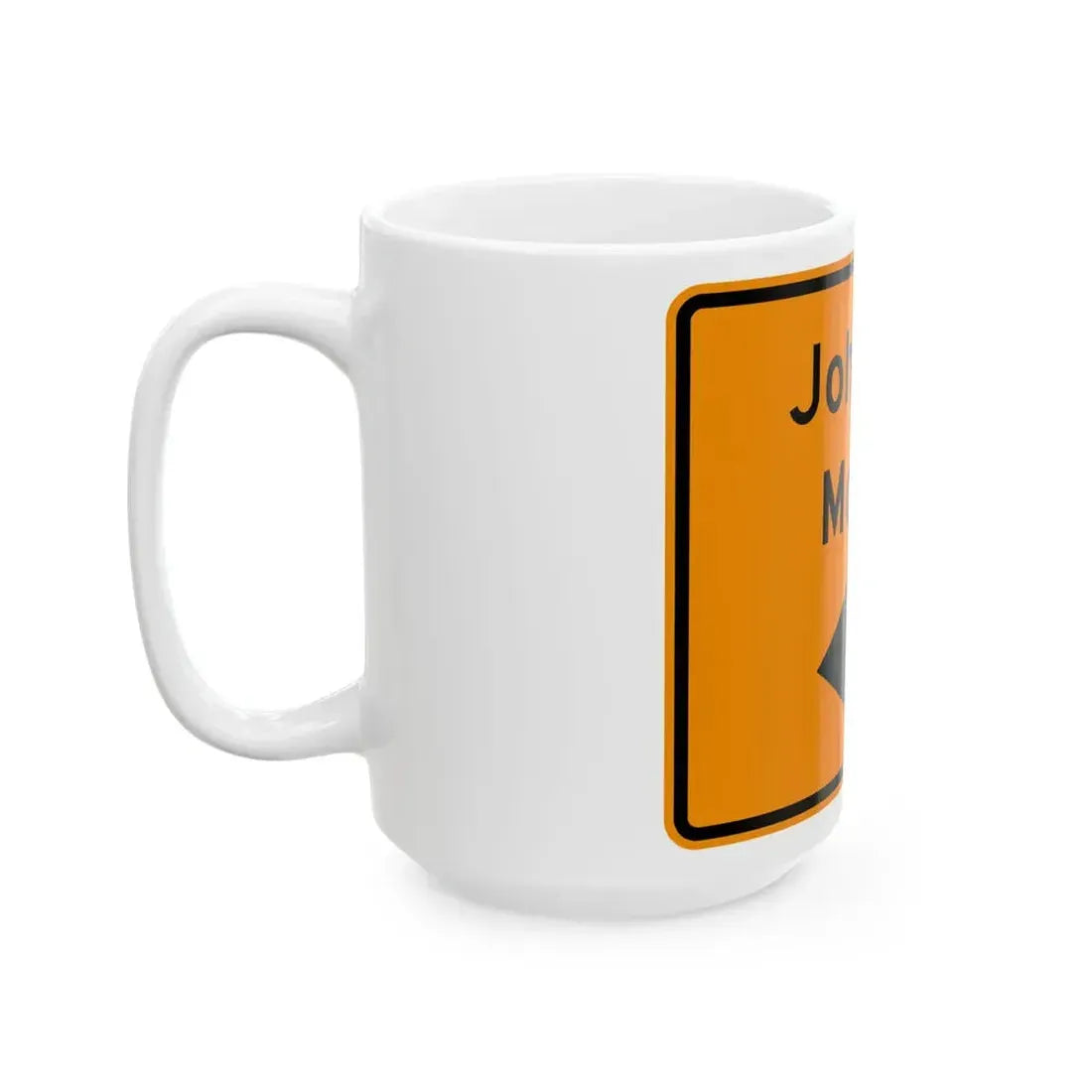 Virginia M4-V6bL (Virginia) (Road Sign) White Coffee Mug - Go Mug Yourself