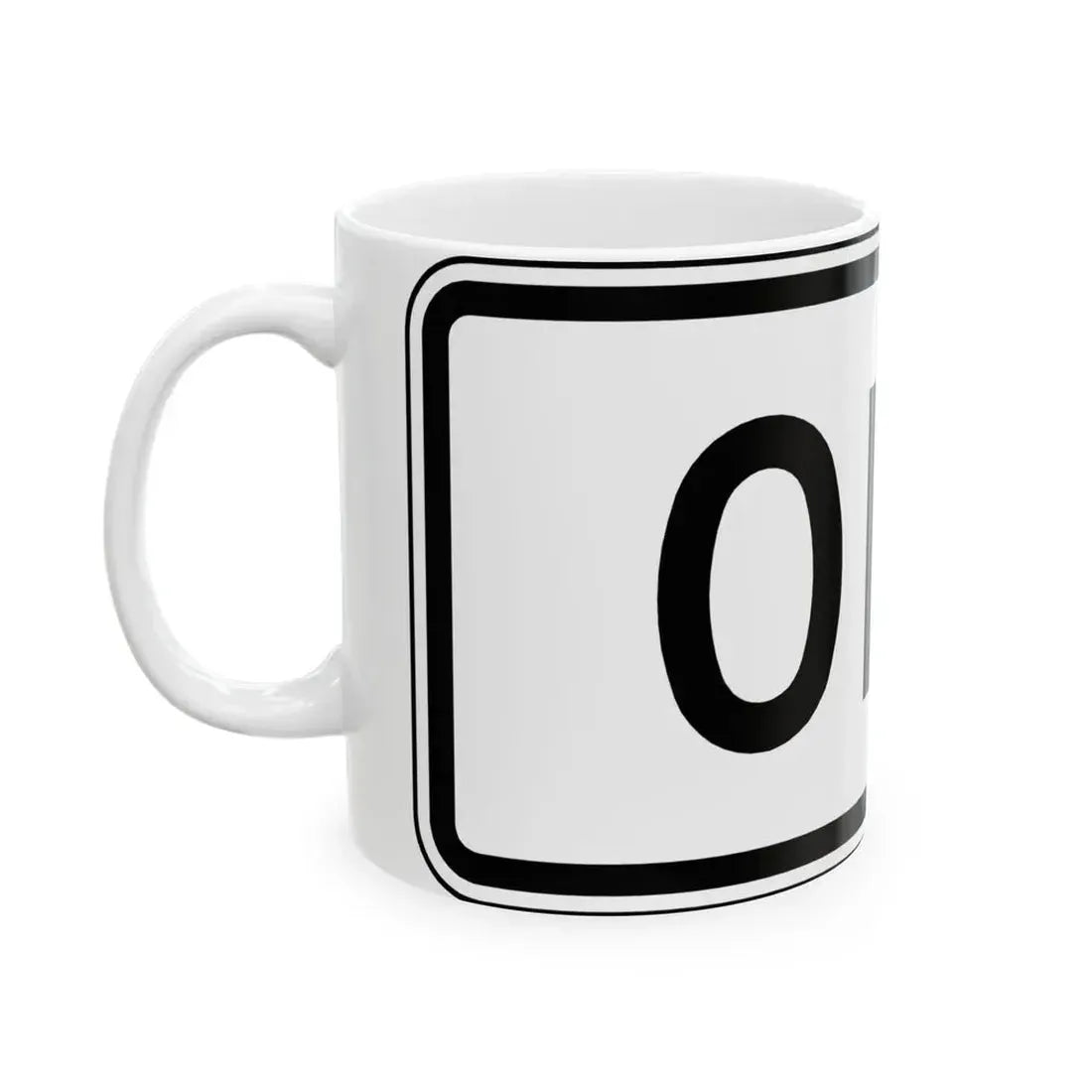 Virginia M4-V7 (Virginia) (Road Sign) White Coffee Mug - Go Mug Yourself