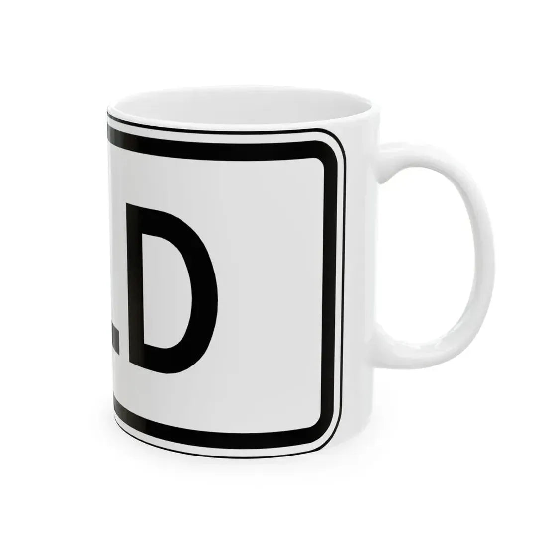 Virginia M4-V7 (Virginia) (Road Sign) White Coffee Mug - Go Mug Yourself