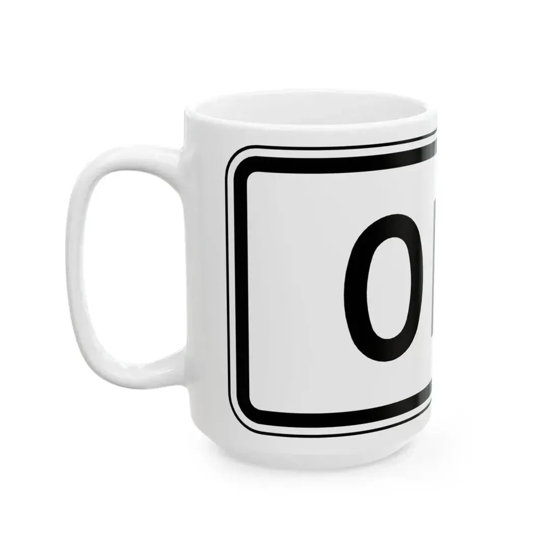 Virginia M4-V7 (Virginia) (Road Sign) White Coffee Mug - Go Mug Yourself