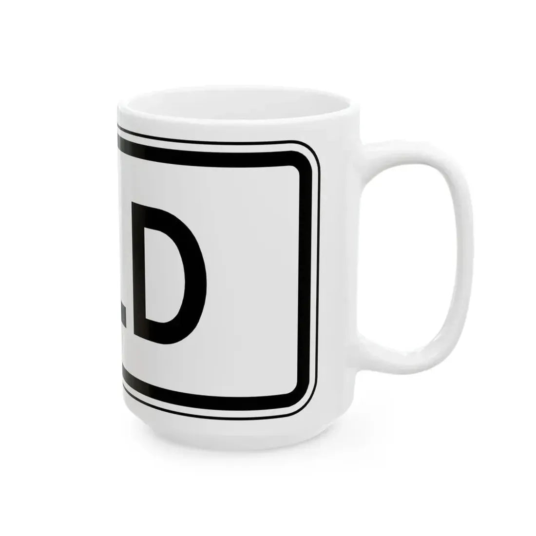 Virginia M4-V7 (Virginia) (Road Sign) White Coffee Mug - Go Mug Yourself