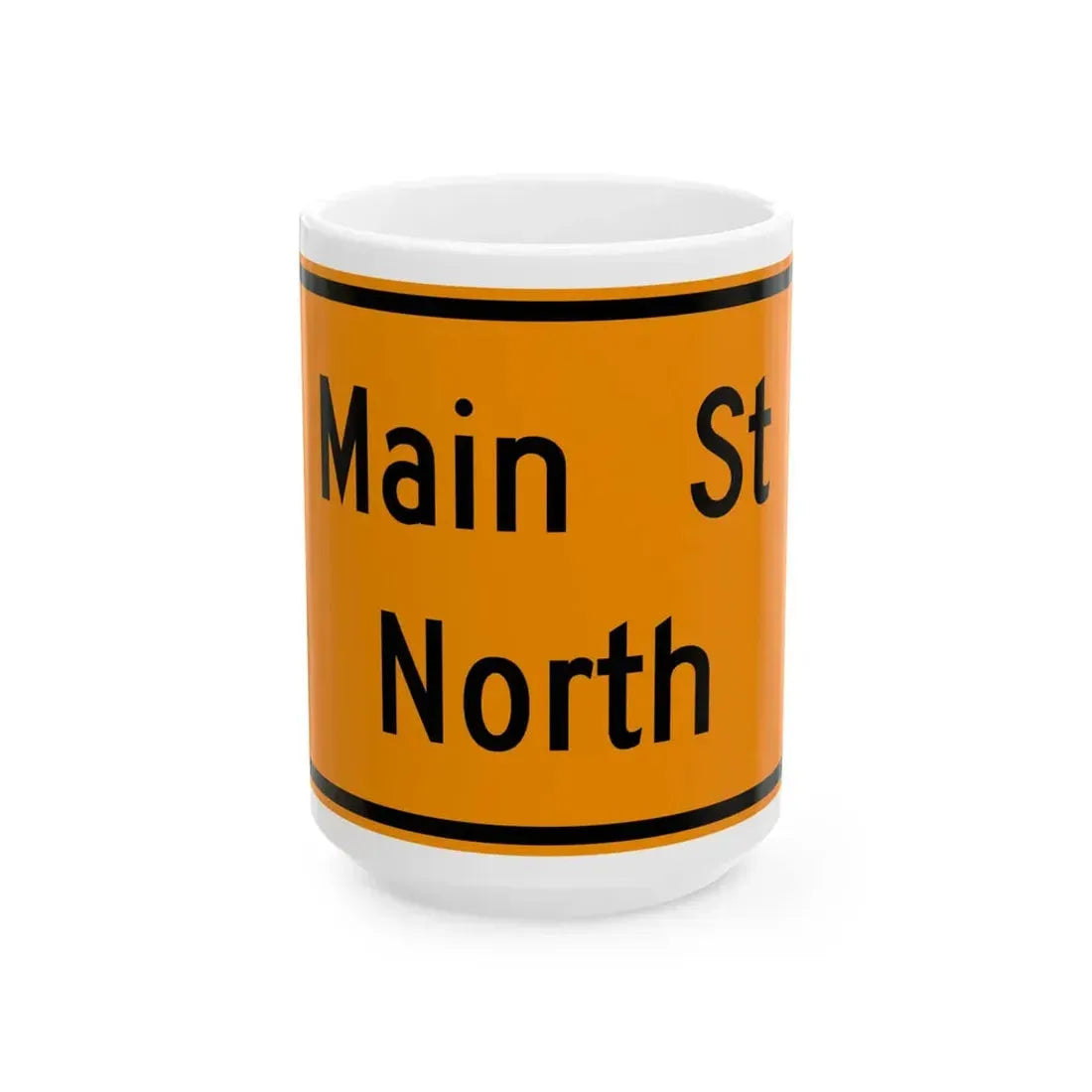 Virginia M4-VP1b (Virginia) (Road Sign) White Coffee Mug 15oz - Go Mug Yourself