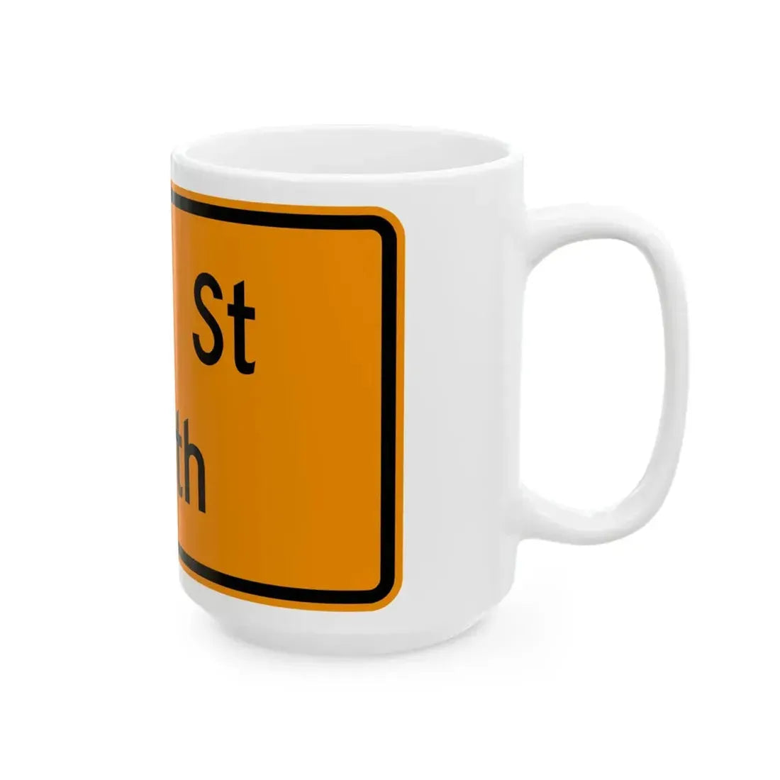 Virginia M4-VP1b (Virginia) (Road Sign) White Coffee Mug - Go Mug Yourself