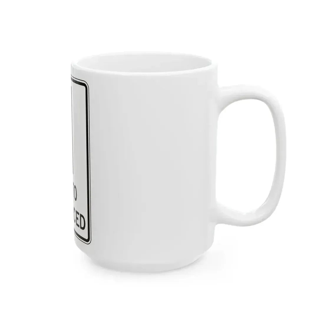 Virginia R10-18a (Virginia) (Road Sign) White Coffee Mug - Go Mug Yourself