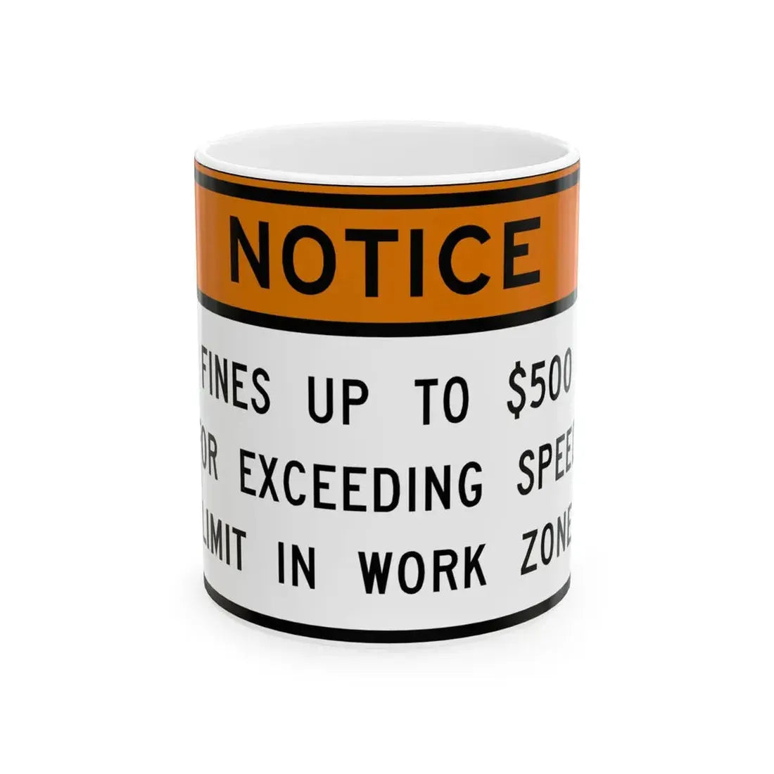 Virginia R2-V1 (Virginia) (Road Sign) White Coffee Mug 11oz - Go Mug Yourself