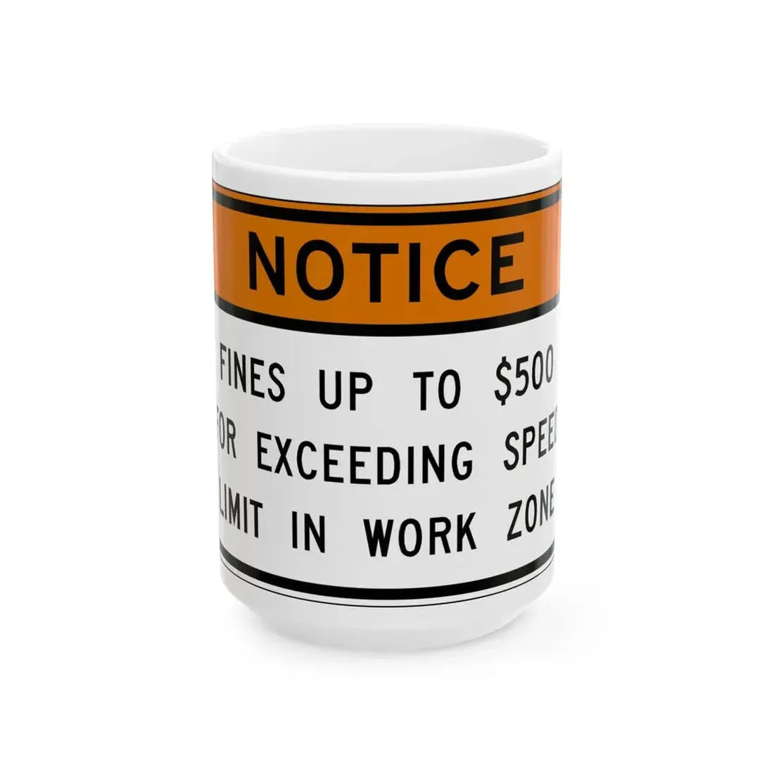 Virginia R2-V1 (Virginia) (Road Sign) White Coffee Mug 15oz - Go Mug Yourself