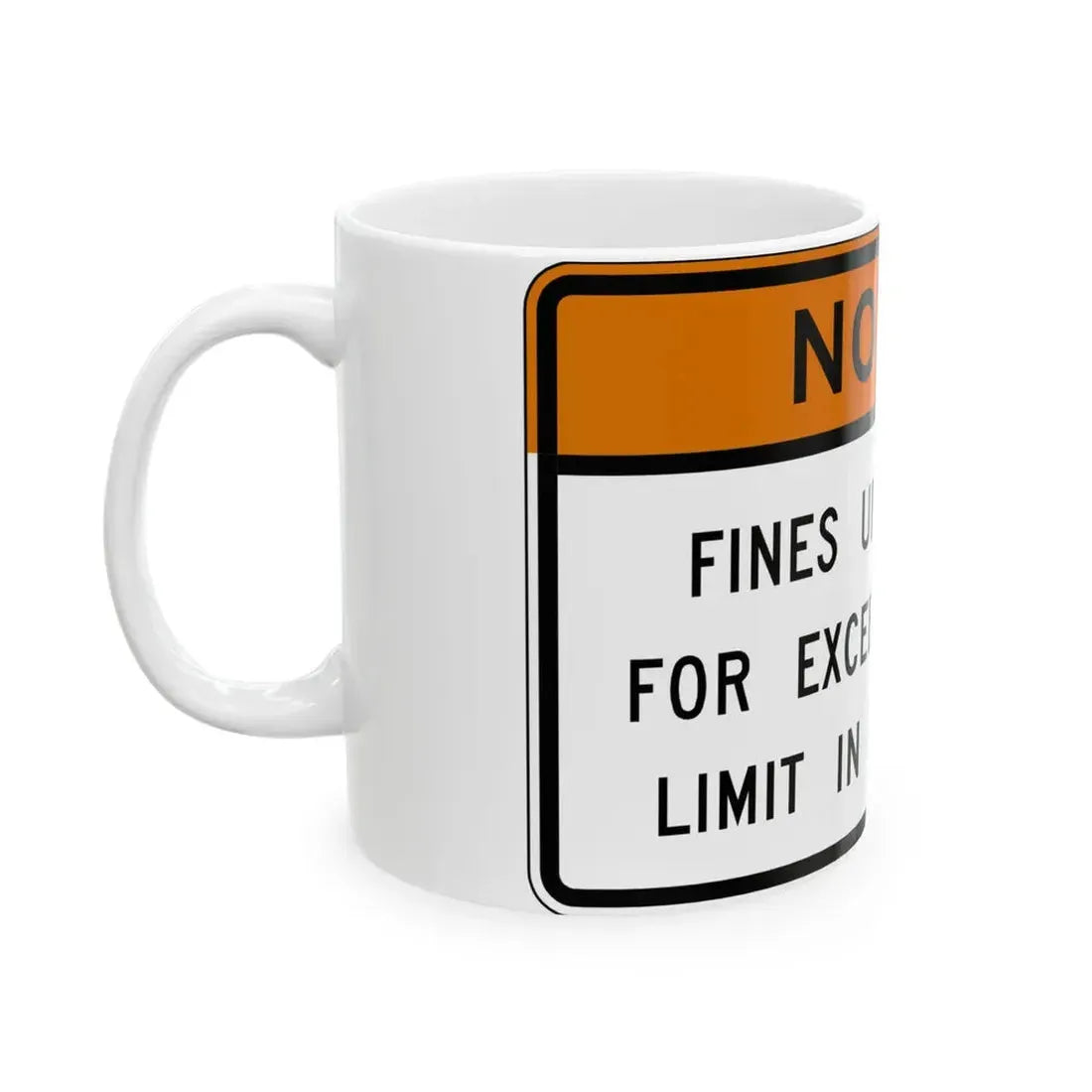 Virginia R2-V1 (Virginia) (Road Sign) White Coffee Mug - Go Mug Yourself