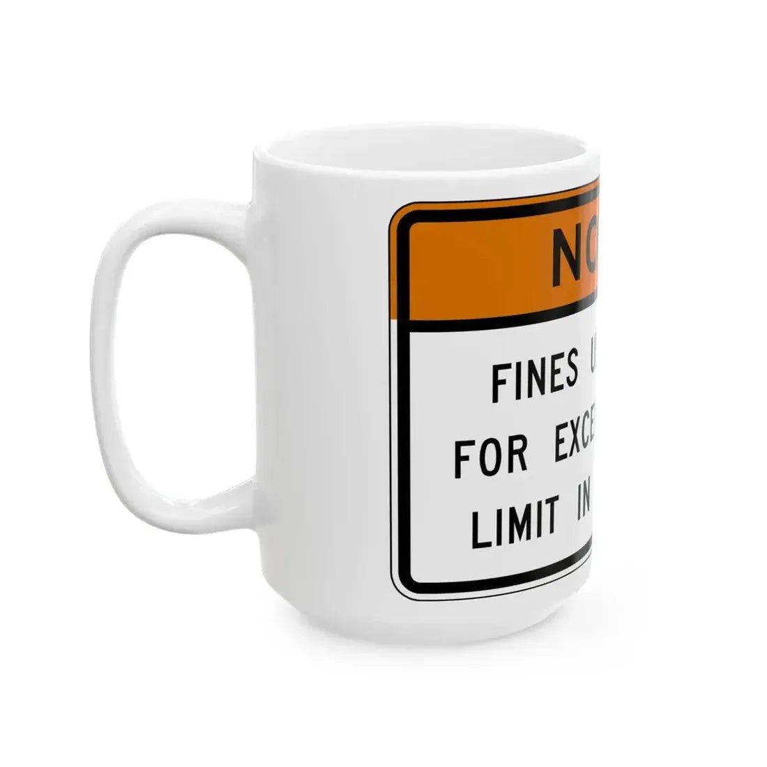 Virginia R2-V1 (Virginia) (Road Sign) White Coffee Mug - Go Mug Yourself