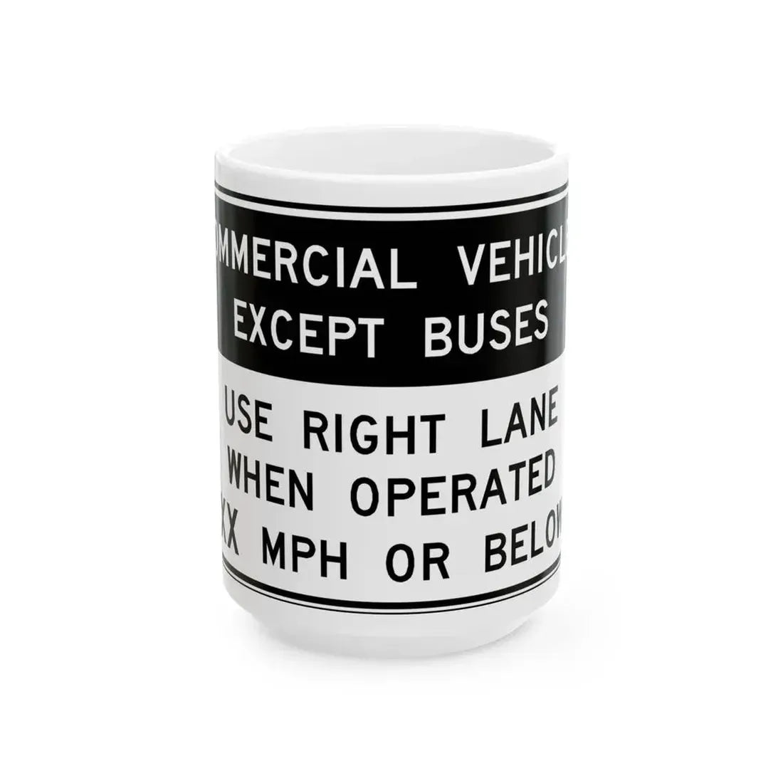 Virginia R4-V1 (Virginia) (Road Sign) White Coffee Mug 15oz - Go Mug Yourself