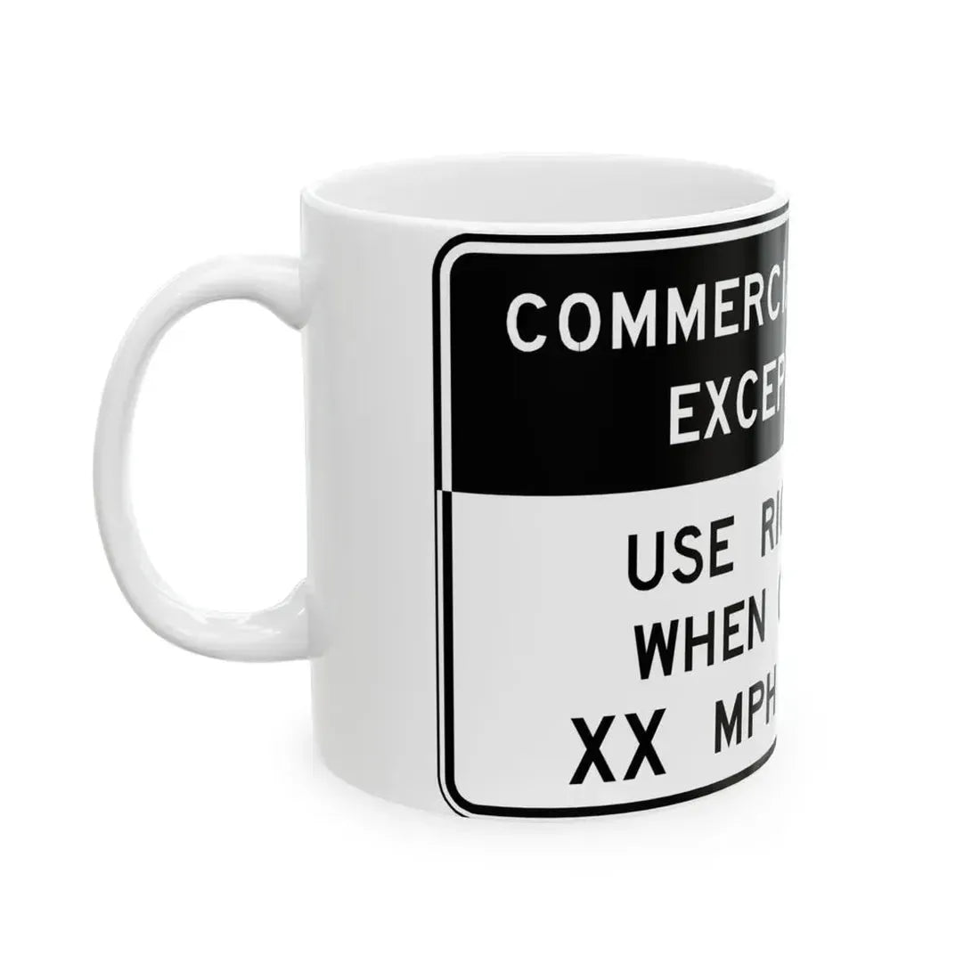 Virginia R4-V1 (Virginia) (Road Sign) White Coffee Mug - Go Mug Yourself