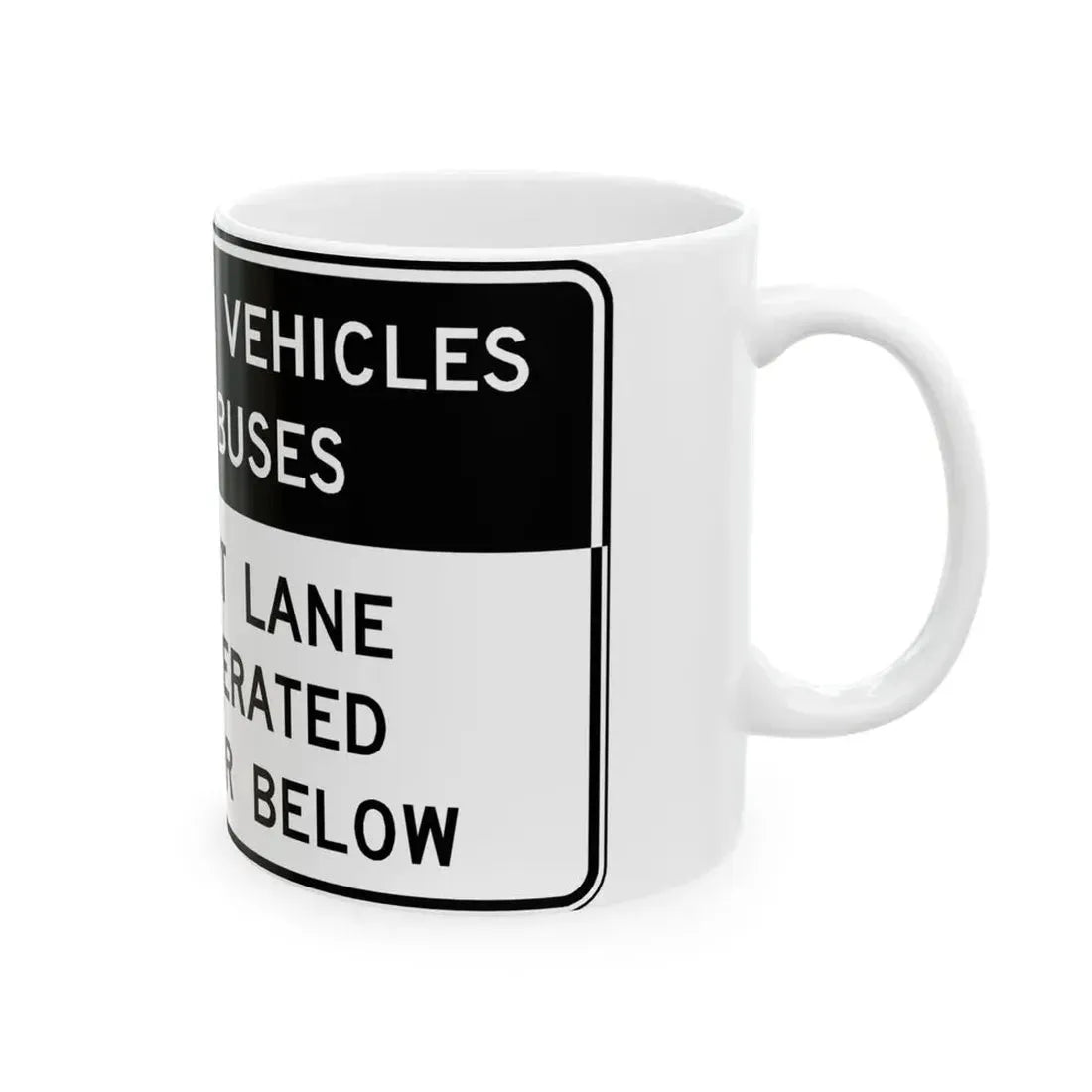 Virginia R4-V1 (Virginia) (Road Sign) White Coffee Mug - Go Mug Yourself