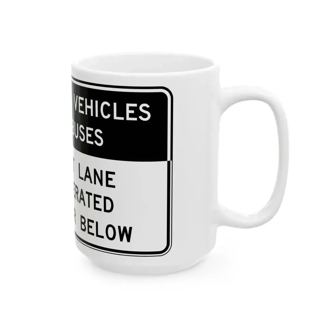 Virginia R4-V1 (Virginia) (Road Sign) White Coffee Mug - Go Mug Yourself