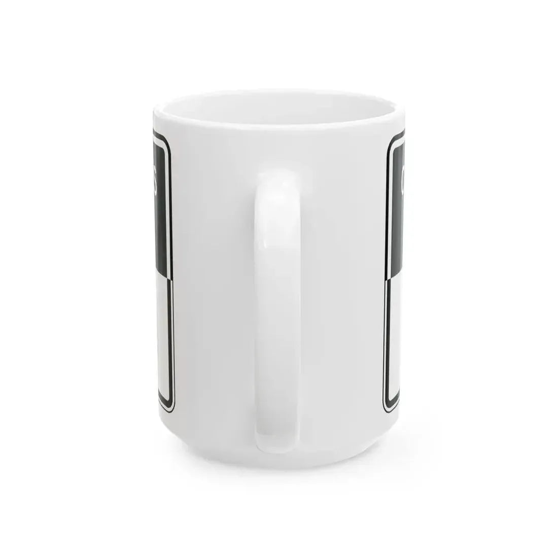 Virginia R4-V2 (Virginia) (Road Sign) White Coffee Mug - Go Mug Yourself