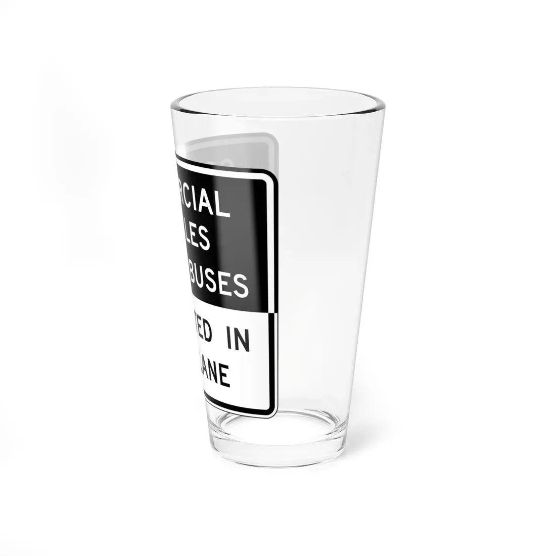 Virginia R4-V2a (Virginia) (Road Sign) Pint Glass 16oz - Go Mug Yourself