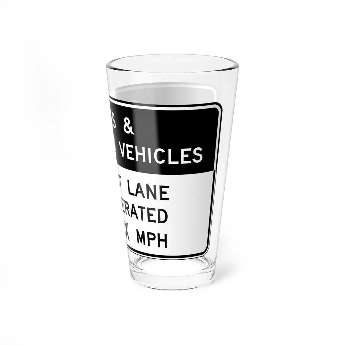 Virginia R4-V4 (Virginia) (Road Sign) Pint Glass 16oz - Go Mug Yourself
