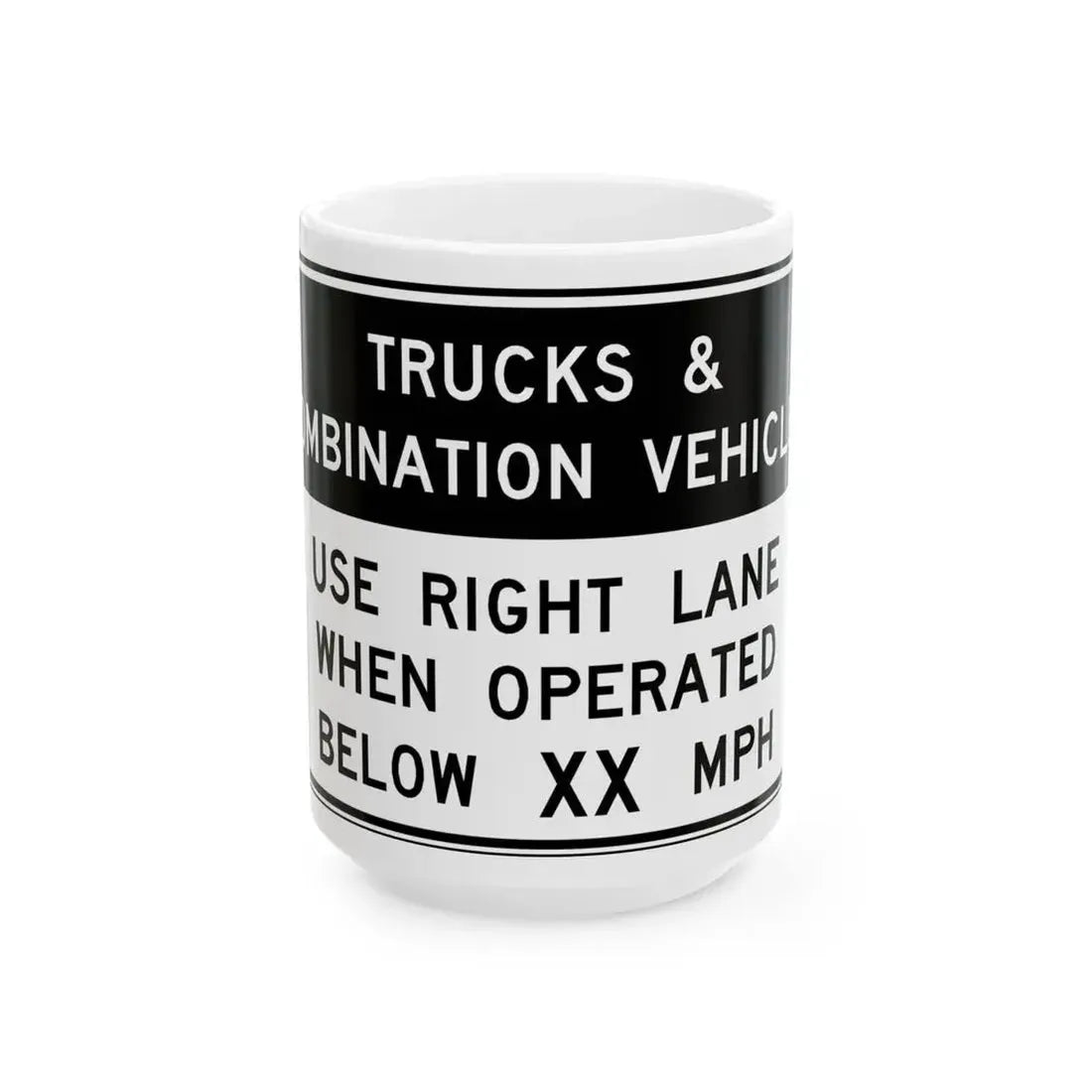 Virginia R4-V4 (Virginia) (Road Sign) White Coffee Mug 15oz - Go Mug Yourself
