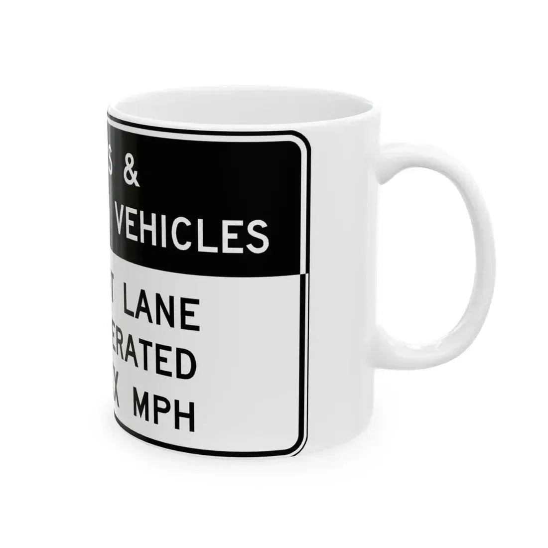 Virginia R4-V4 (Virginia) (Road Sign) White Coffee Mug - Go Mug Yourself