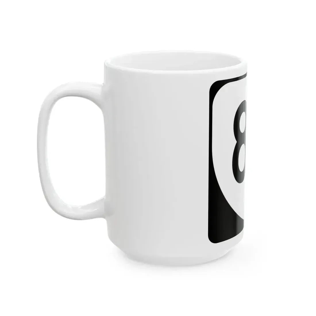 Virginia template two-digit (Virginia) (Road Sign) White Coffee Mug - Go Mug Yourself