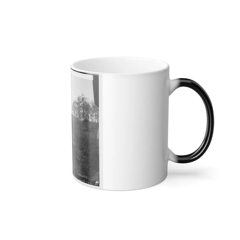 Virginia. Tracks of the Orange & Alexandria Railroad, Destroyed by the Confederates Between Bristow Station and the Rappahannock (U.S. Civil War) Color Changing Coffee Mug 11oz-Go Mug Yourself