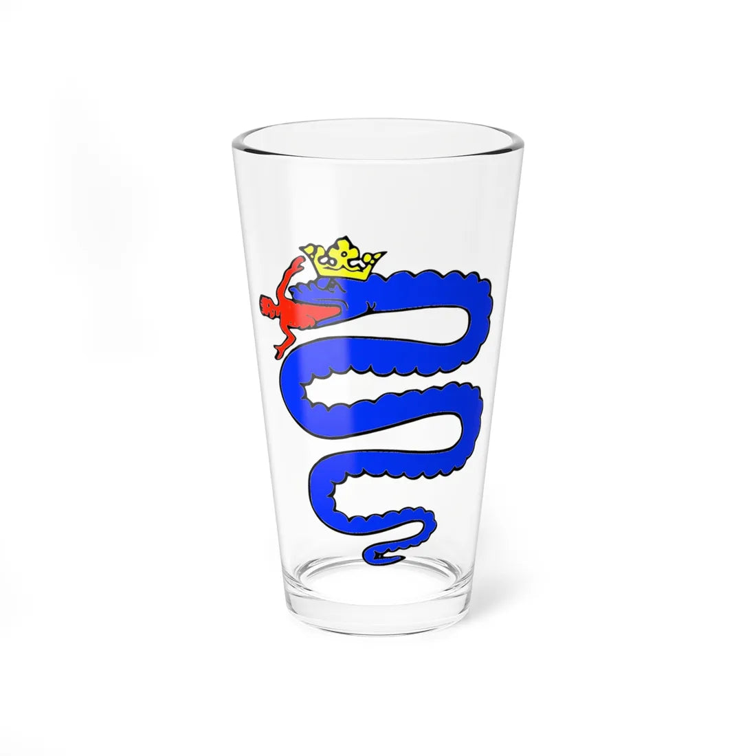 Visconti biscione (Italy) (Coat of Arms) Pint Glass 16oz 16oz - Go Mug Yourself