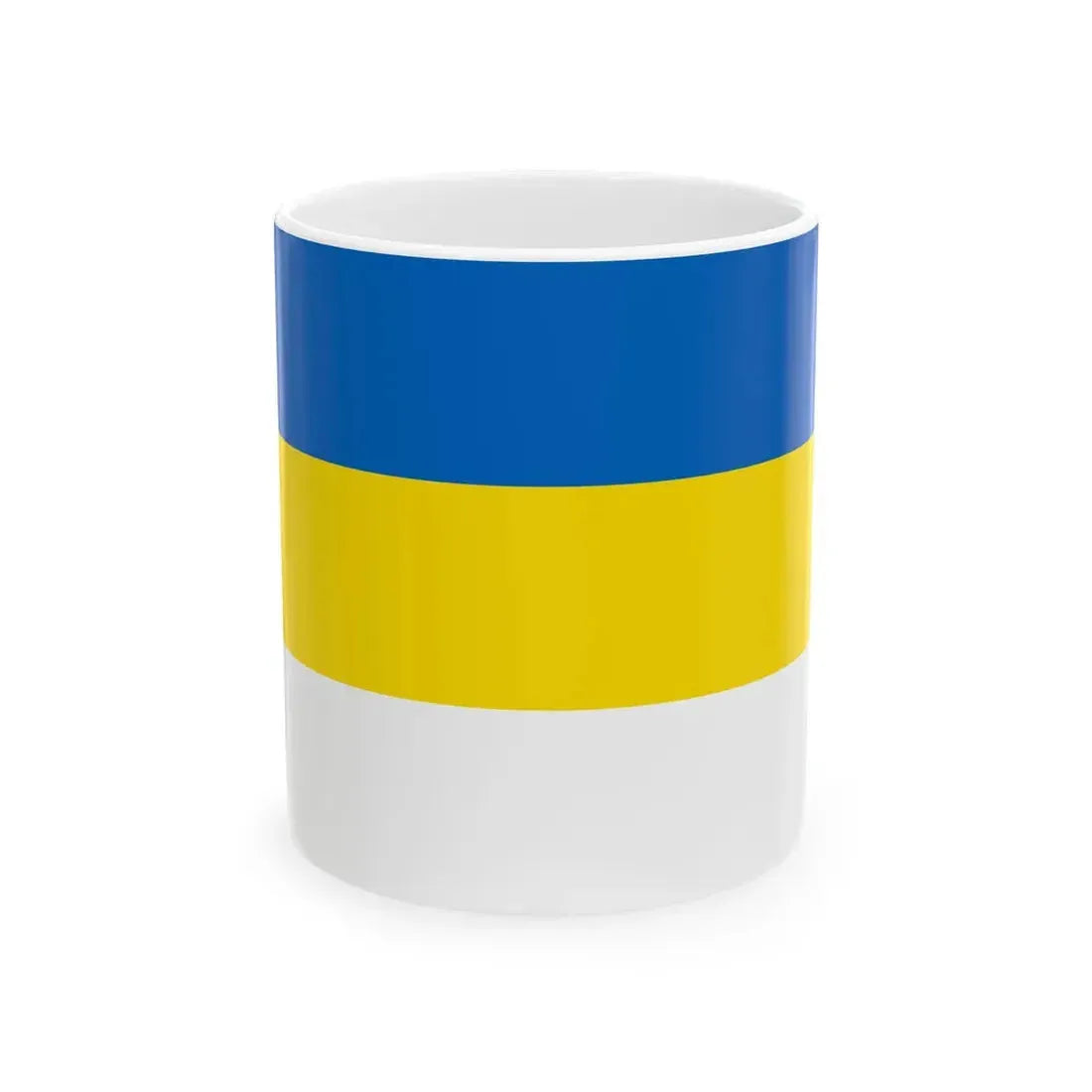 Vise flag 2 (Belgium) White Coffee Mug 11oz - Go Mug Yourself