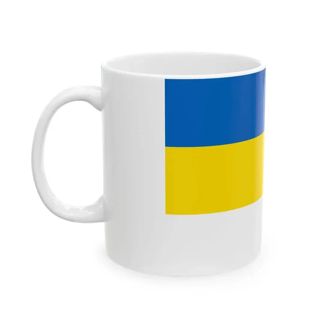 Vise flag 2 (Belgium) White Coffee Mug - Go Mug Yourself