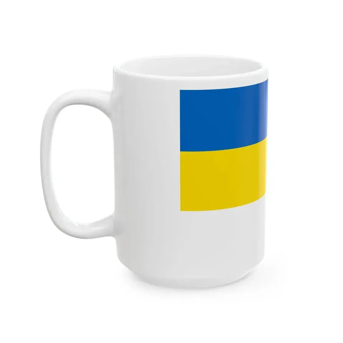 Vise flag 2 (Belgium) White Coffee Mug - Go Mug Yourself